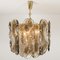 Large Chandeliers in Citrus Swirl Smoked Glass from Kalmar, Austria, 1969, Set of 2 13