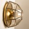 Clear Glass Wall Light from Limburg, 1960s, Image 3
