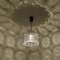 Circle Iron and Bubble Glass Chandelier from Limburg 9