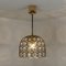 Circle Iron and Bubble Glass Chandelier from Limburg 20