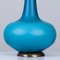 Table Lamp from Holmegaard with New Silk Custom Made Lampshade by René Houben, 1960s, Image 5