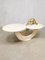 Mid-Century Italian Travertine & Marble Coffee Table 2