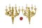 Louis XVI Style Wall Sconces In Gilt Bronze, 20th-Century, Set of 2 7