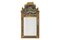 Regency Style Mirror in Gilt Wood and Blue Lacquer, 1980s 1