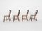 Chaises en Teck par Yngve Ekstrom pour Nesto, 1950s, Set de 4 4