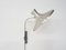 Silberne Arm Wandlampe, Niederlande, 1960er 1