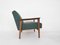 Scandinavian Teak Armchairs with New Green Upholstery, 1960s, Image 8