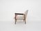 Scandinavian Teak Armchair with New Beige Upholstery, 1960s 2