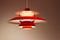 Red PH5 Pendant by Poul Henningsen for Louis Poulsen, Immagine 2