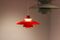 Lampe à Suspension PH5 Rouge par Poul Henningsen pour Louis Poulsen 4