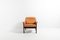 Vintage Scandinavian Design Lounge Chair in Cognac Leather, 1970s, Image 5