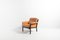 Vintage Scandinavian Design Lounge Chair in Cognac Leather, 1970s, Image 1