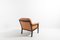 Vintage Scandinavian Design Lounge Chair in Cognac Leather, 1970s, Image 3
