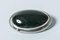 Silver and Green Agate Brooch from Michelsen, Image 3