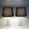 White Glass RD1566 Table Lamps by Carl Fagerlund for Orrefors, Sweden, 1960s, Set of 2 6