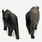 Vintage Wooden Rhinos, 1940s, Set of 2, Image 6