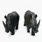 Rinoceronte vintage de madera, años 40. Juego de 2, Imagen 3
