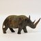 Vintage Wooden Rhinos, 1940s, Set of 2 5