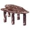 Skulpturaler Tisch aus rotem Marmor von Lorenzo Bini 1