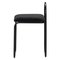 Anthracite Velvet Minimalist Dining Chair, Image 3