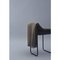 Chaise de Salon Minimaliste en Velours Anthracite 17