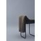 Anthracite Velvet and Gold Minimalist Dining Chair, Image 17