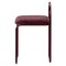 Anthracite Velvet and Gold Minimalist Dining Chair 7