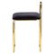 Bordeaux Velvet Minimalist Dining Chair 12