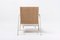 Metal Overlap Chair & Footstool by Nadav Caspi, Set of 2 6