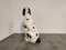 Bemalter Dalmatiner Vintage Hund aus Keramik, 1970er 3