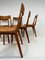 Mid-Century Teak and Leather Boomerang Chairs by Alfred Christiansen, Set of 6, Image 7