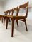 Mid-Century Teak and Leather Boomerang Chairs by Alfred Christiansen, Set of 6 11