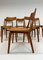 Mid-Century Teak and Leather Boomerang Chairs by Alfred Christiansen, Set of 6 6