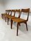 Mid-Century Teak and Leather Boomerang Chairs by Alfred Christiansen, Set of 6, Image 10