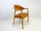 Mid-Century Oak-Leather Desk Chair by Yngve Ekström for Gemla Furniture, Sweden, 1956 3