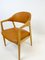 Mid-Century Oak-Leather Desk Chair by Yngve Ekström for Gemla Furniture, Sweden, 1956 11