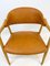 Silla de escritorio Mid-Century de cuero de roble de Yngve Ekström para Gemla Furniture, Sweden, 1956, Imagen 9