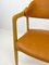 Mid-Century Oak-Leather Desk Chair by Yngve Ekström for Gemla Furniture, Sweden, 1956, Image 8
