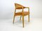 Mid-Century Oak-Leather Desk Chair by Yngve Ekström for Gemla Furniture, Sweden, 1956, Image 2