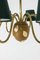 Brass and Mahogany Chandelier by Hans Bergström, Image 8