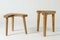 Mid-Century Swedish Pine Stools, Set of 2 4