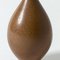 Brown Stoneware Vase by Berndt Friberg, Image 5
