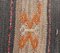 Vintage Turkish Oushak Narrow Runner Carpet 6