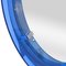 Mid-Century Rounded Blue Glass Mirror, Italy, 1960 5