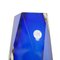 Vaso in vetro di Murano lavorato a mano blu di Flavio Poli per Mandruzzato, Italia, anni '60, Immagine 5