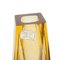 Vaso giallo in vetro di Murano lavorato a mano di Flavio Poli per Mandruzzato, Italia, anni '60, Immagine 4