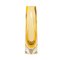 Yellow Hand-Crafted Murano Glass Vase by Flavio Poli for Mandruzzato, Italy, 1960 2