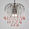 Murano Glass Chandelier by Paolo Venini for Eurolux 1