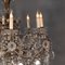 Lustres Style Louis XV Vintage en Cristal à 8 Branches, Set de 2 15