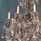 Lustres Style Louis XV Vintage en Cristal à 8 Branches, Set de 2 6